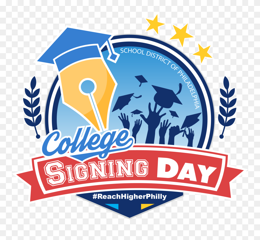 College Signing Day Clipart