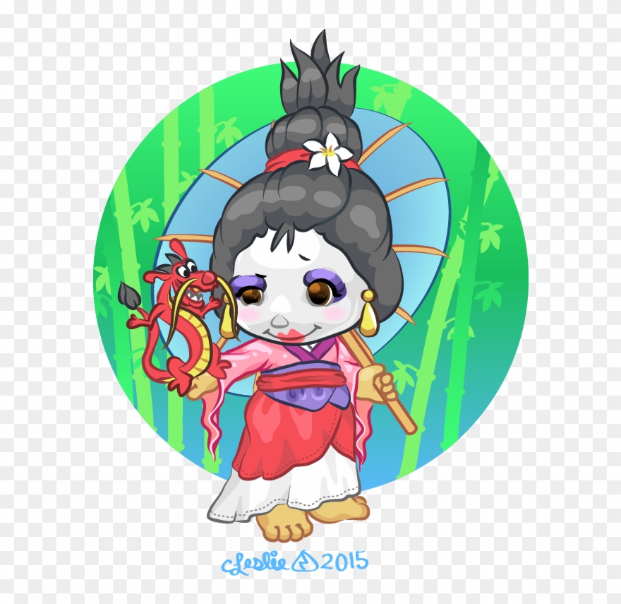Fan Clipart Mulan - Png Download