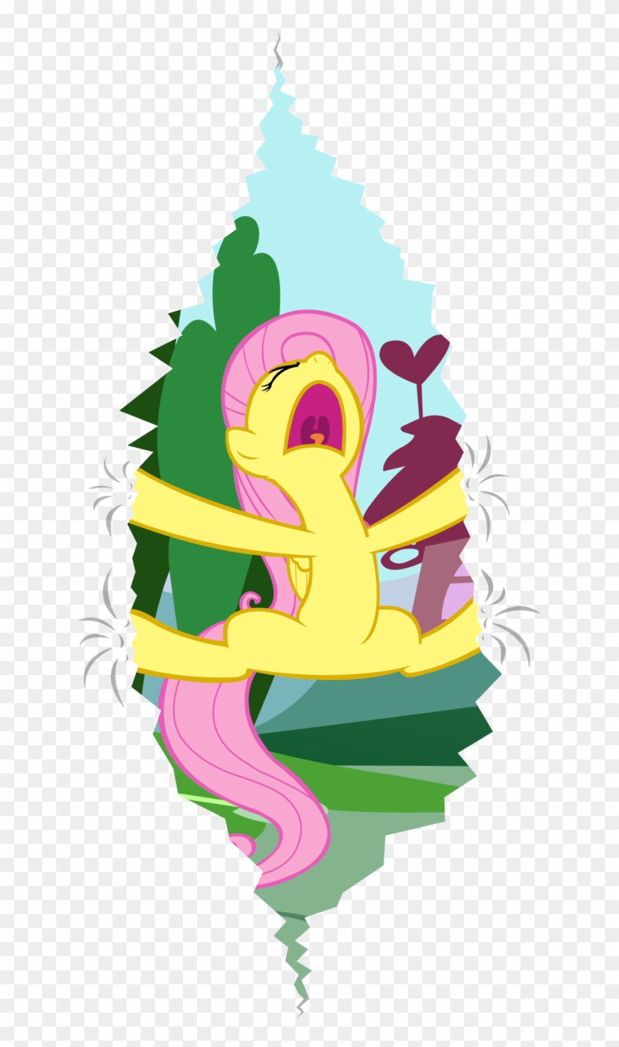 Pinkie Pie Fluttershy Green Cartoon Yellow Vertebrate Clipart