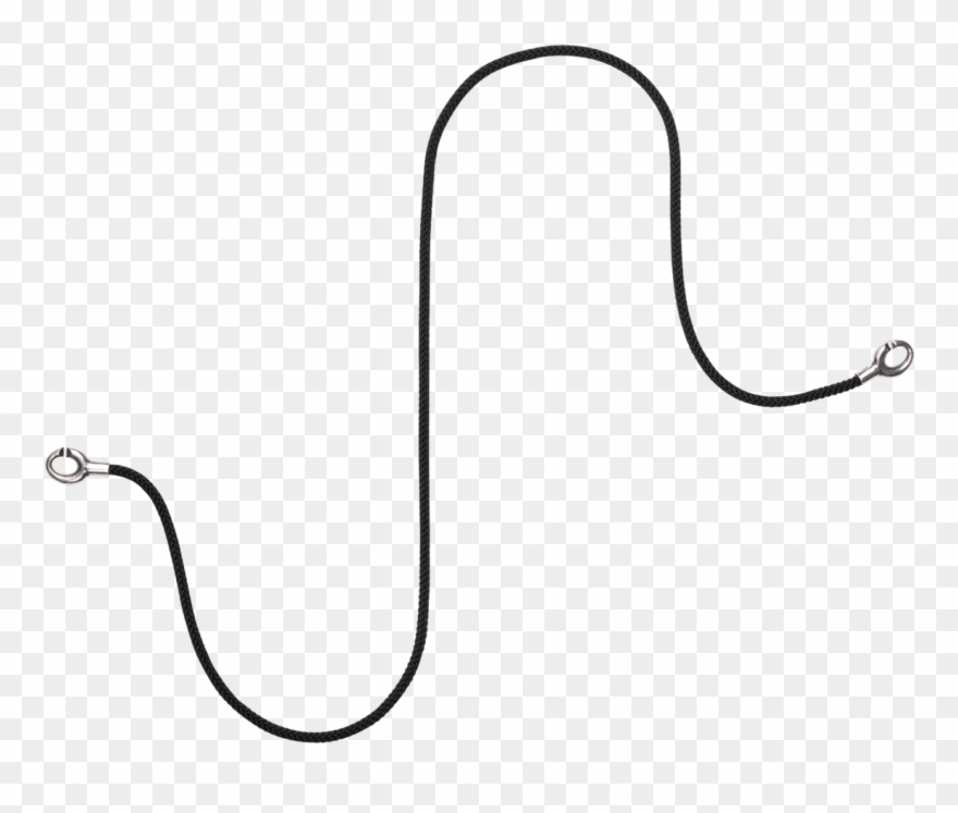 40 Cm Asian Cord, Black Clipart