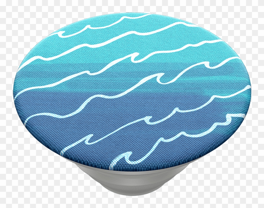 Blue Tidal Wave, Popsockets Clipart