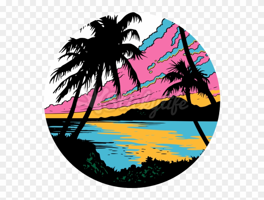 Beach Temporary Tattoo Clipart