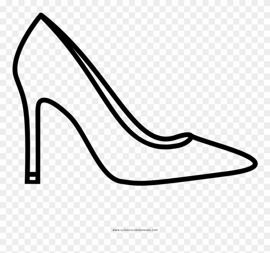 Drawn Shoe Stiletto Heel Clipart