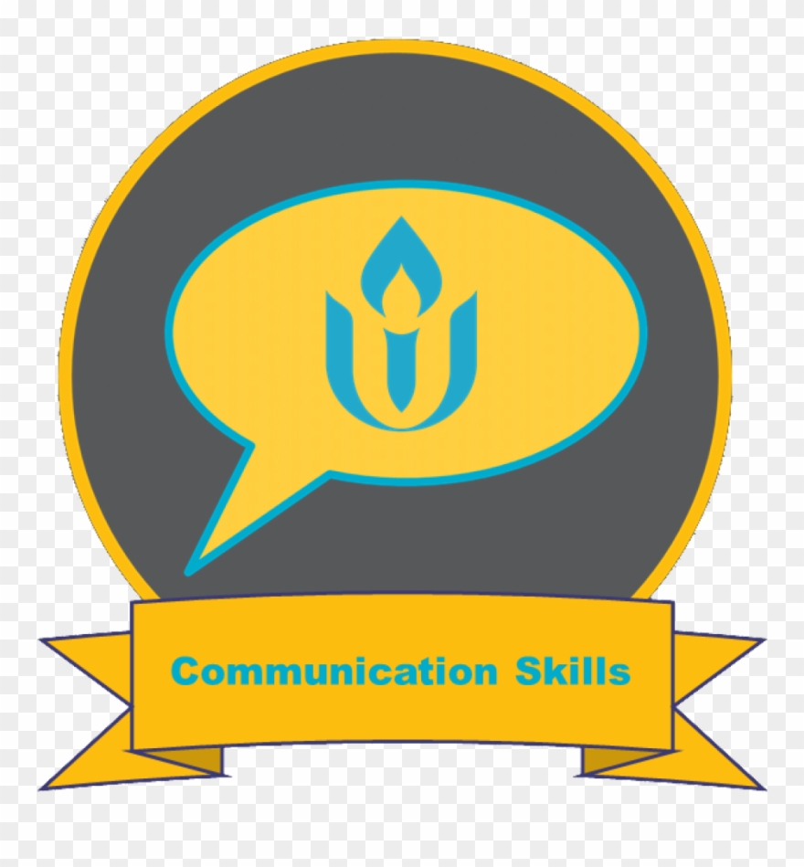 Graphic Of Generic Communication Skills Badge Clipart