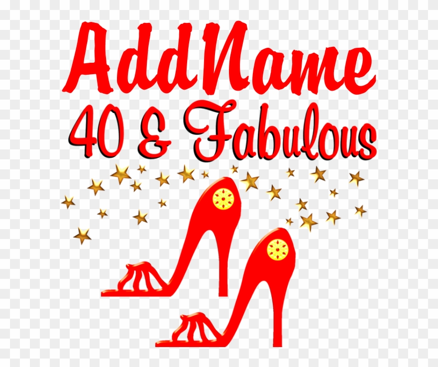 40th Stiletto Flask Clipart