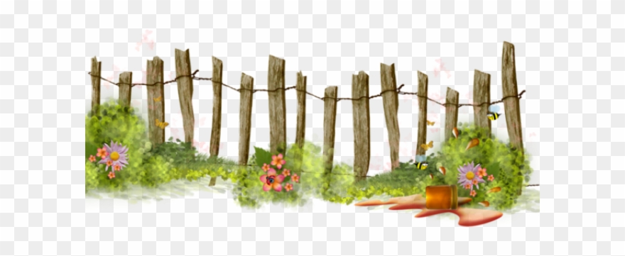Fence Clipart Garden Fence - Png Download