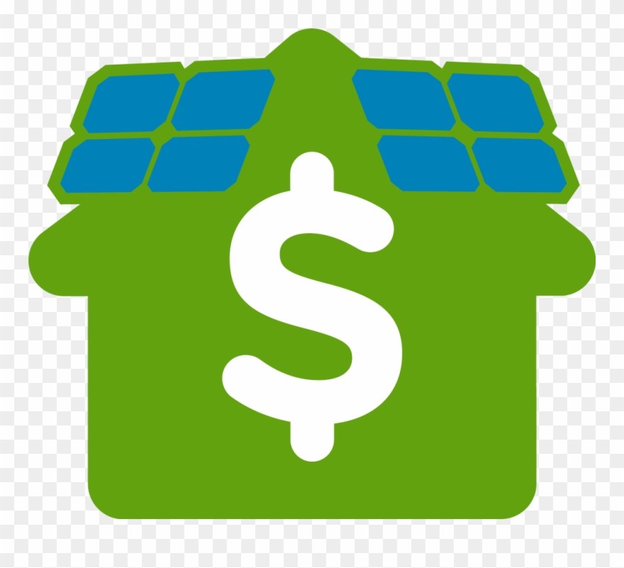 Personal Power Plant On Roof Clipart