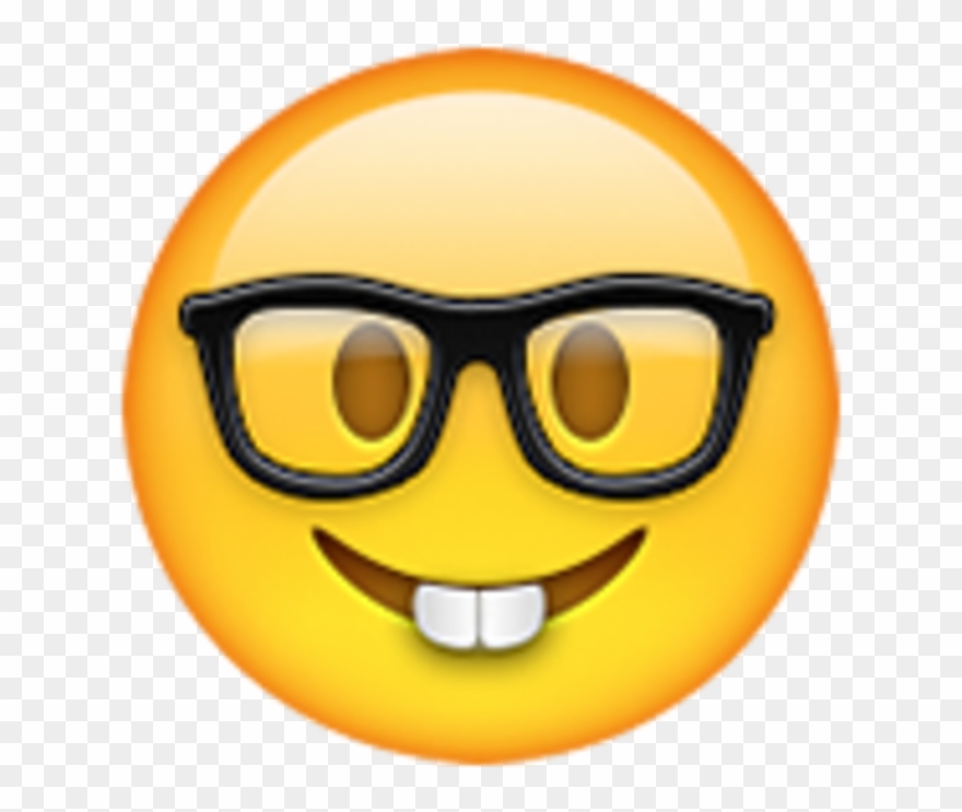 Nerd Email Whatsapp Iphone Emoji Hq Image Free Png Clipart