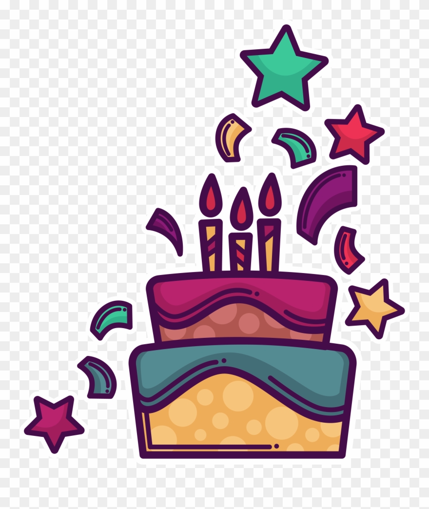 Birthday Cartoon Clip Art Purple Transprent Png Ⓒ Transparent Png