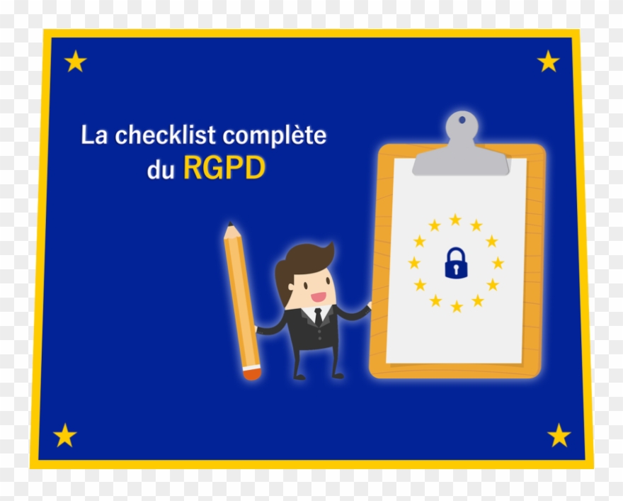 Website Bannière Ressource Offer1 Checklist Rgpd Clipart