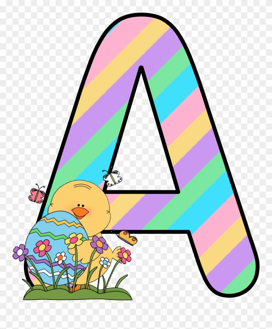 Ch B *✿* Alfabeto Easter De Kid Sparkz Clipart