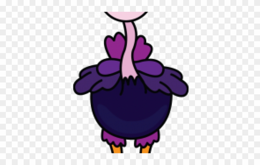 Ostrich Clipart Easy Draw - Png Download