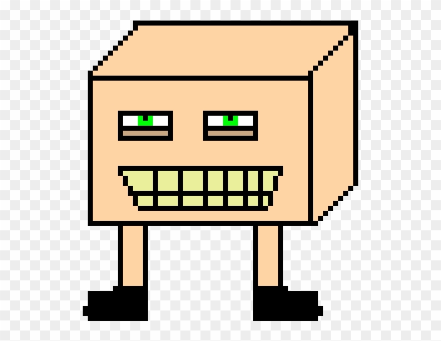 Creepy Living Flesh Box Clipart