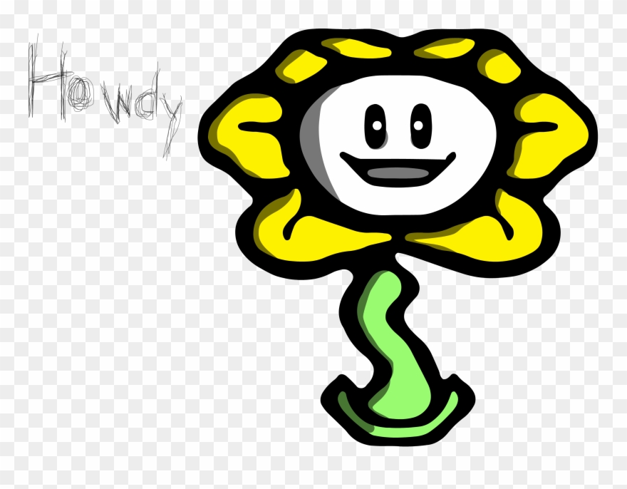 Creepy Demon Flowey Clipart