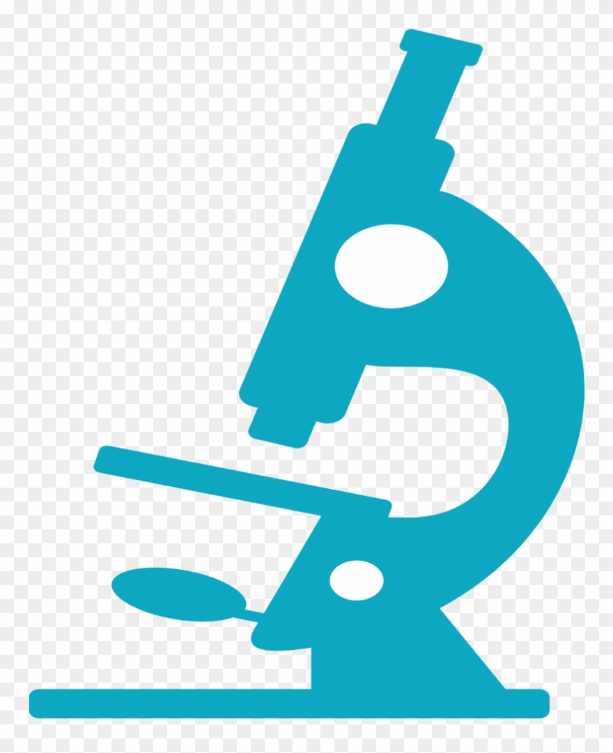 Microscope Pathology Blue Clip Art - Png Download