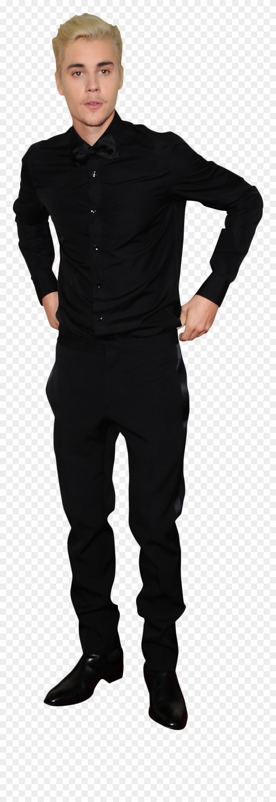 Justin Bieber In Black Png Image Clipart