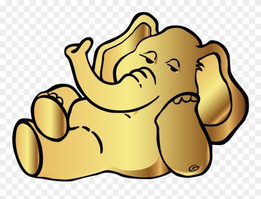 Golden Elephant Award Clipart