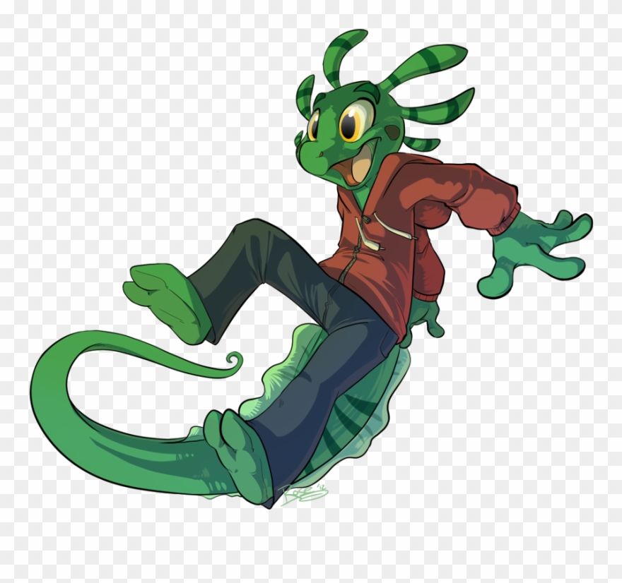 Lizard Guy Clipart