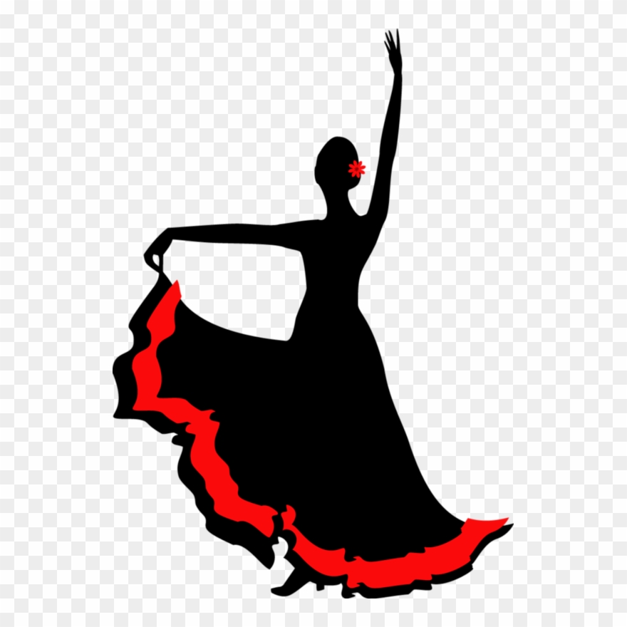 Ballroom Dance Silhouette Clipart