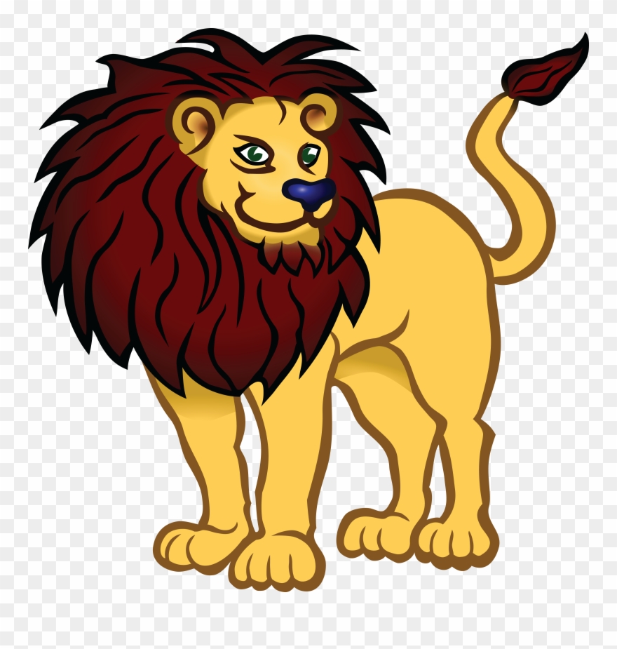 Free Clipart Of A Lion - Png Download