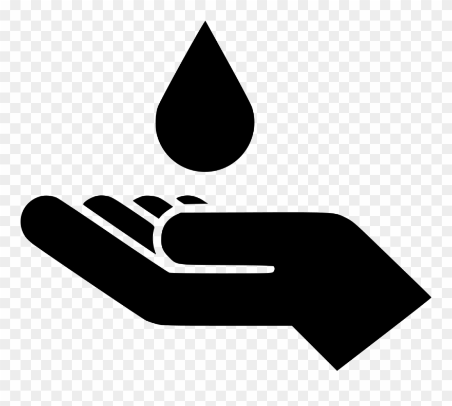 Hand With Drop Comments Clipart