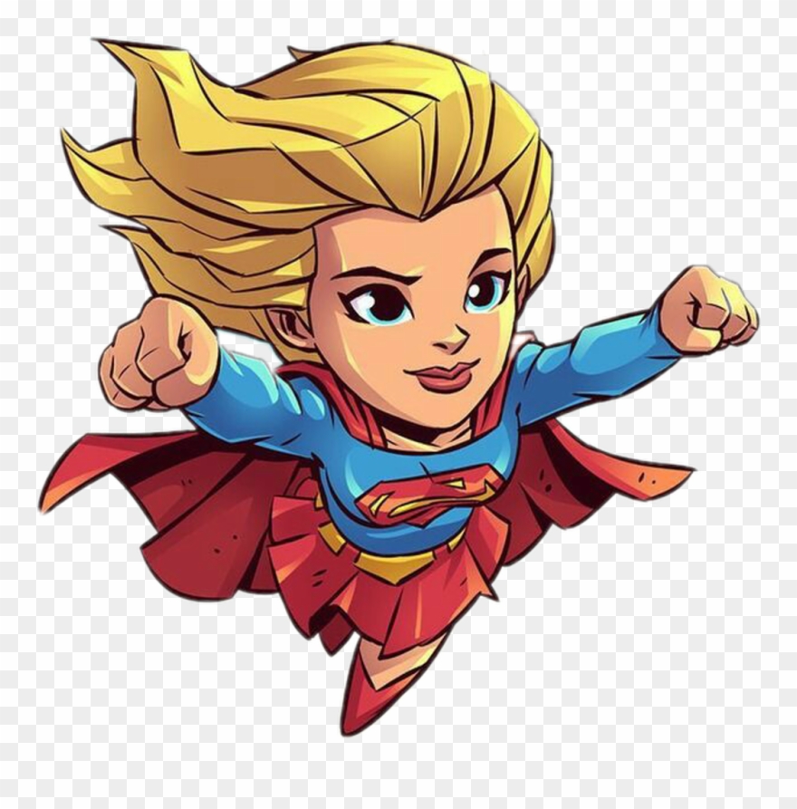Supergirl Sticker Clipart