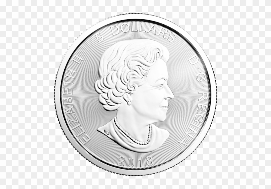 1 Oz Wolf Predator Series Silver Coin Clipart