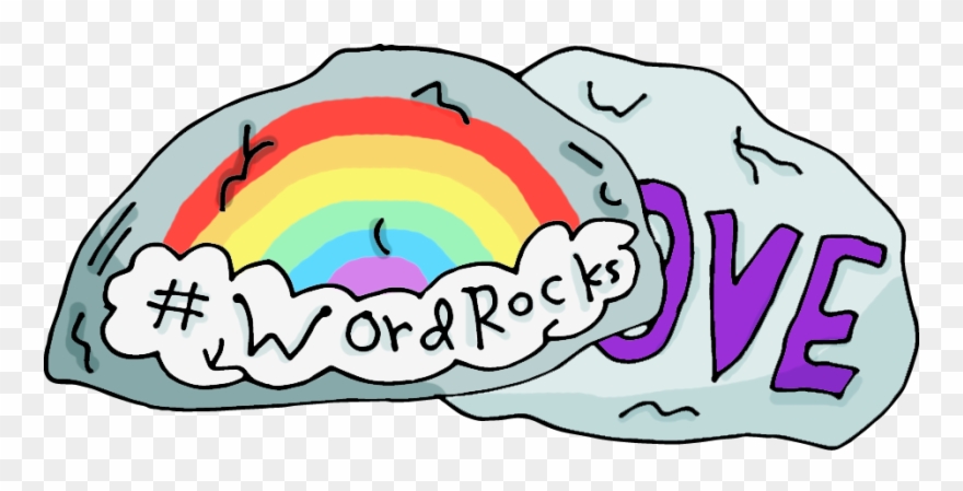 Word Rocks Project/love Forward List Clipart