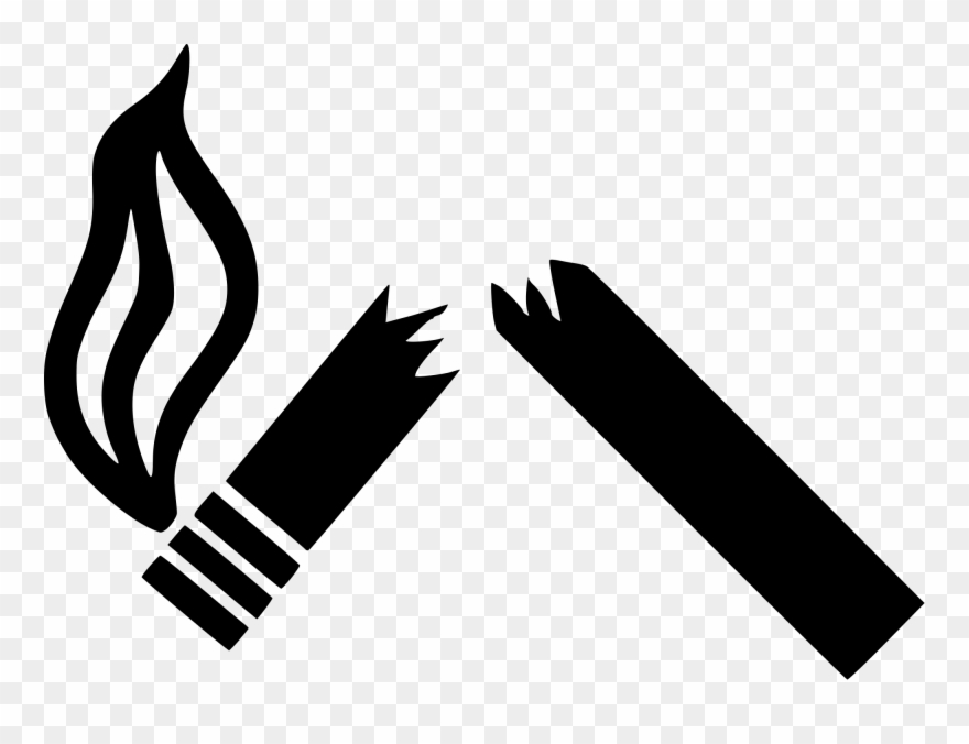 File Broken Cigarrette Wikimedia Clipart