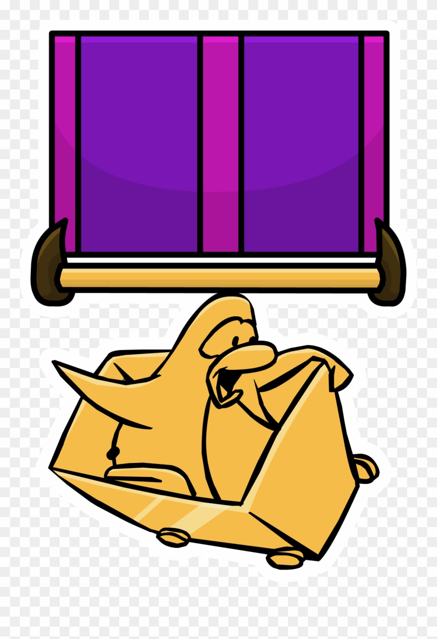 Cart Surfer Medal Pin Clipart