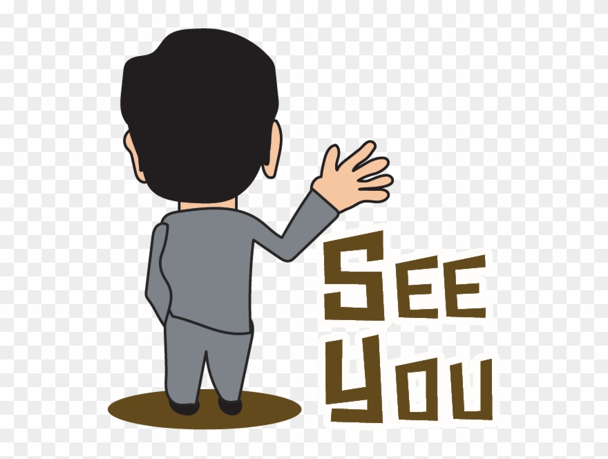 Businessman-see You Clipart