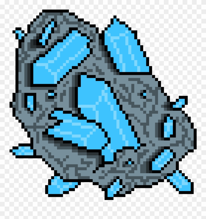 Crystal Asteroid Clipart