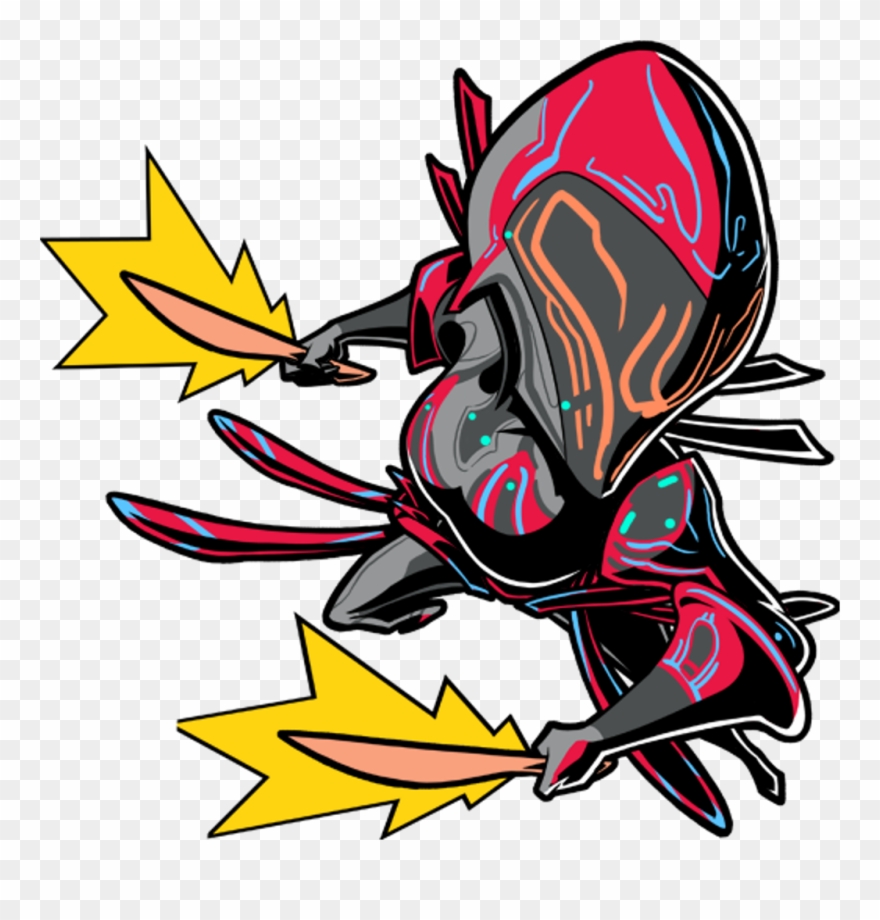 Trinity In Action Warframe Gaming Freetoedit Clipart