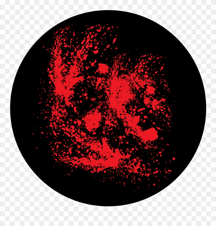 Apollo Design C2-1197 Angry Splat Glass Pattern Clipart