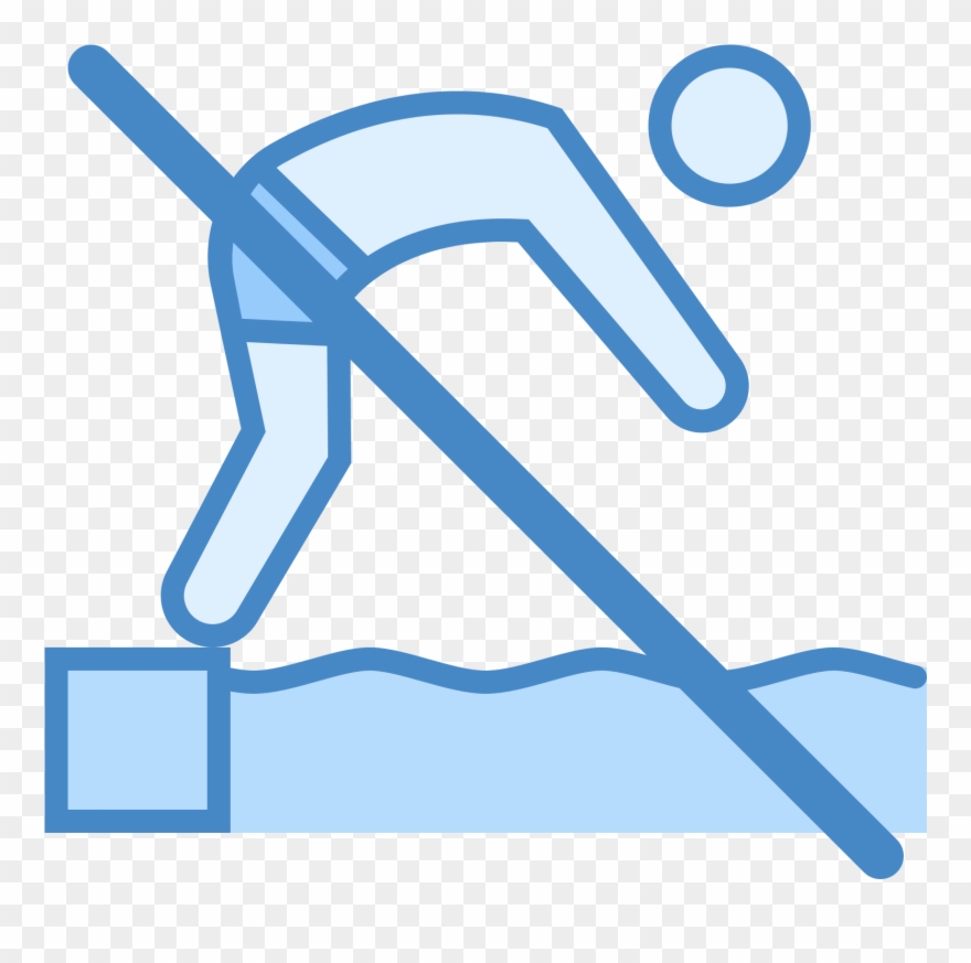 No Diving Icon Clipart