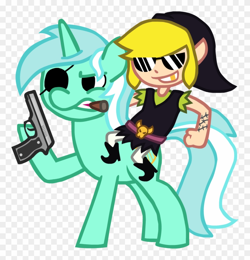 Leidenpierce, Cigar, Crossover, Eyepatch, Gun, Link, Clipart