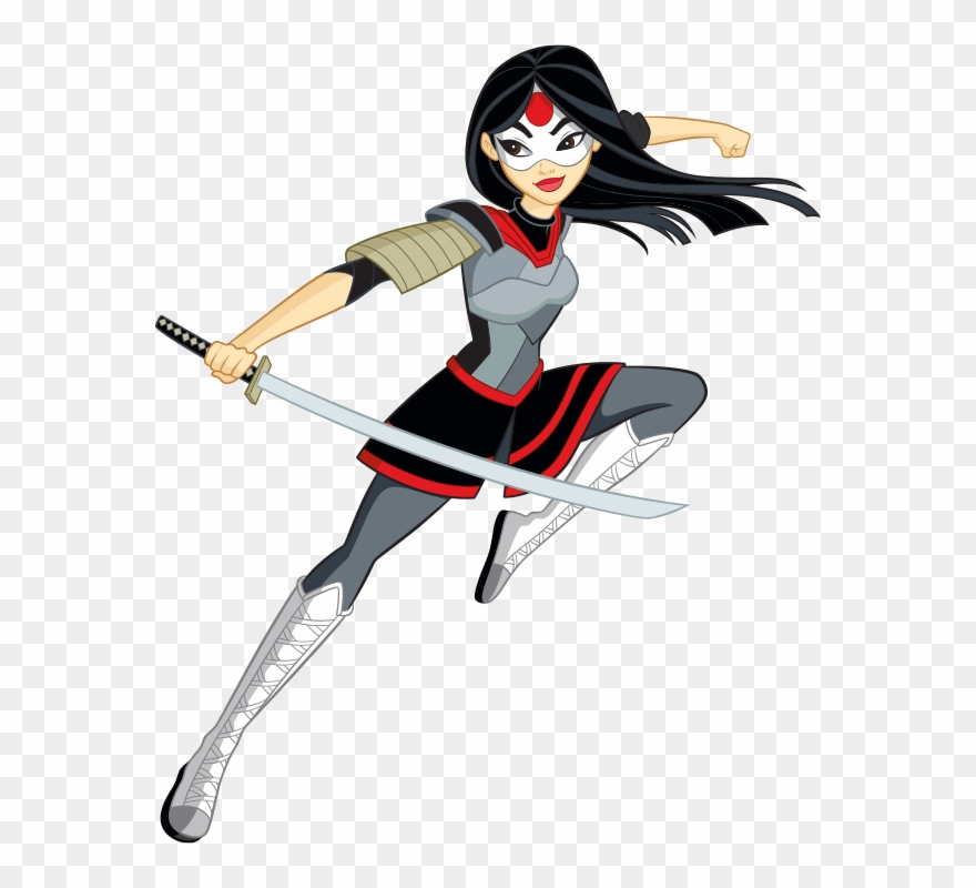 Dc Super Hero Girls Katana Clipart