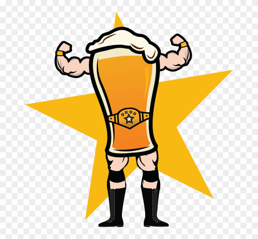 Wrestling With Pints Clipart