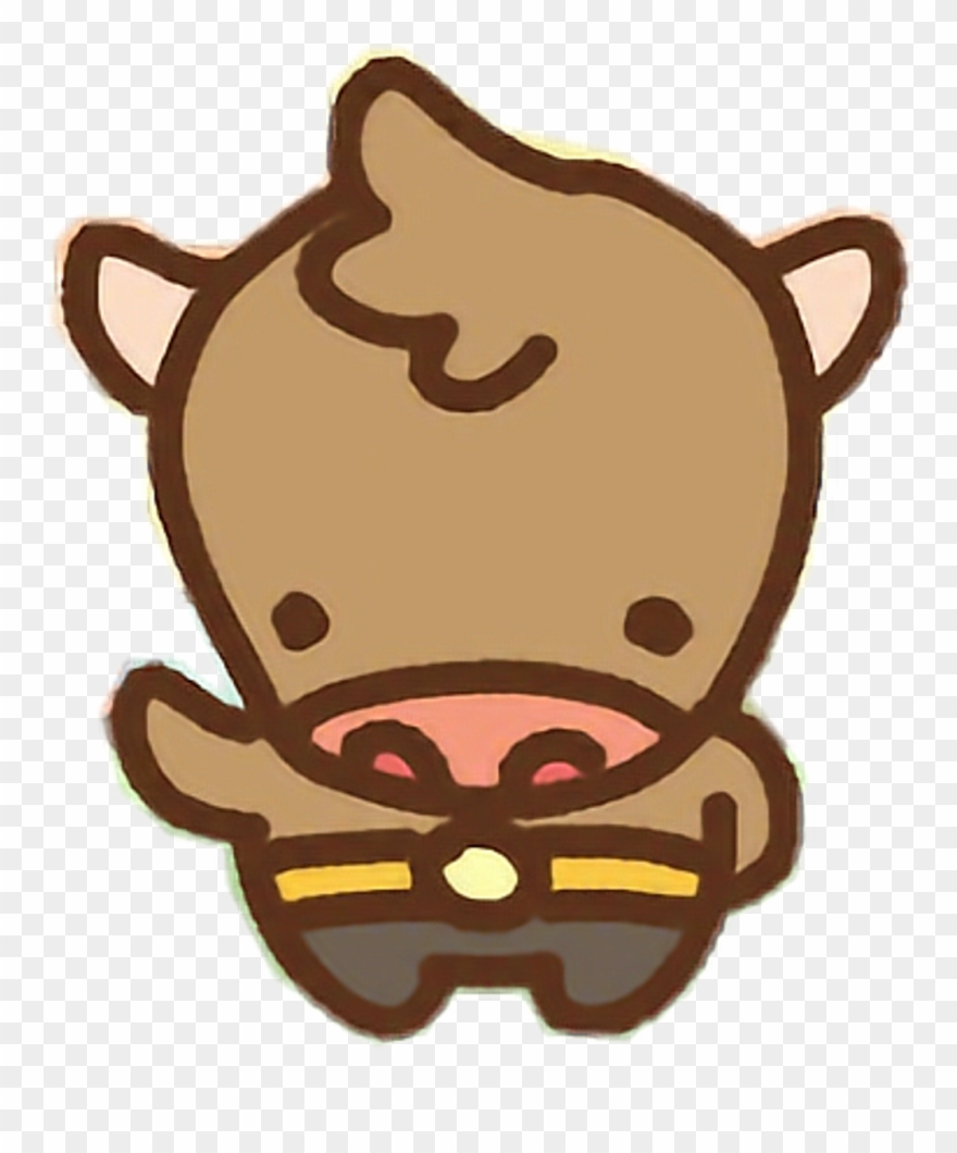 Clawbert Cute Kawaii Cartoon Happy Bull Minotaur Greek Clipart