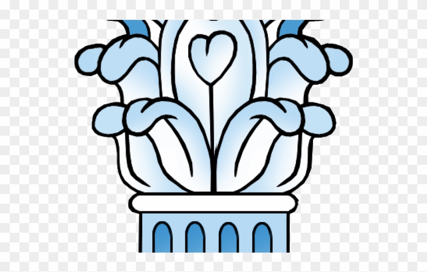 Greece Clipart Corinthian Column - Png Download