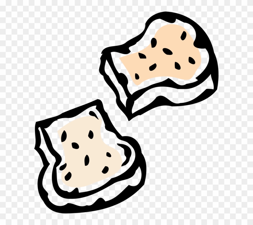 Vector Illustration Of Staple Food Baked Bread Prepared Clipart