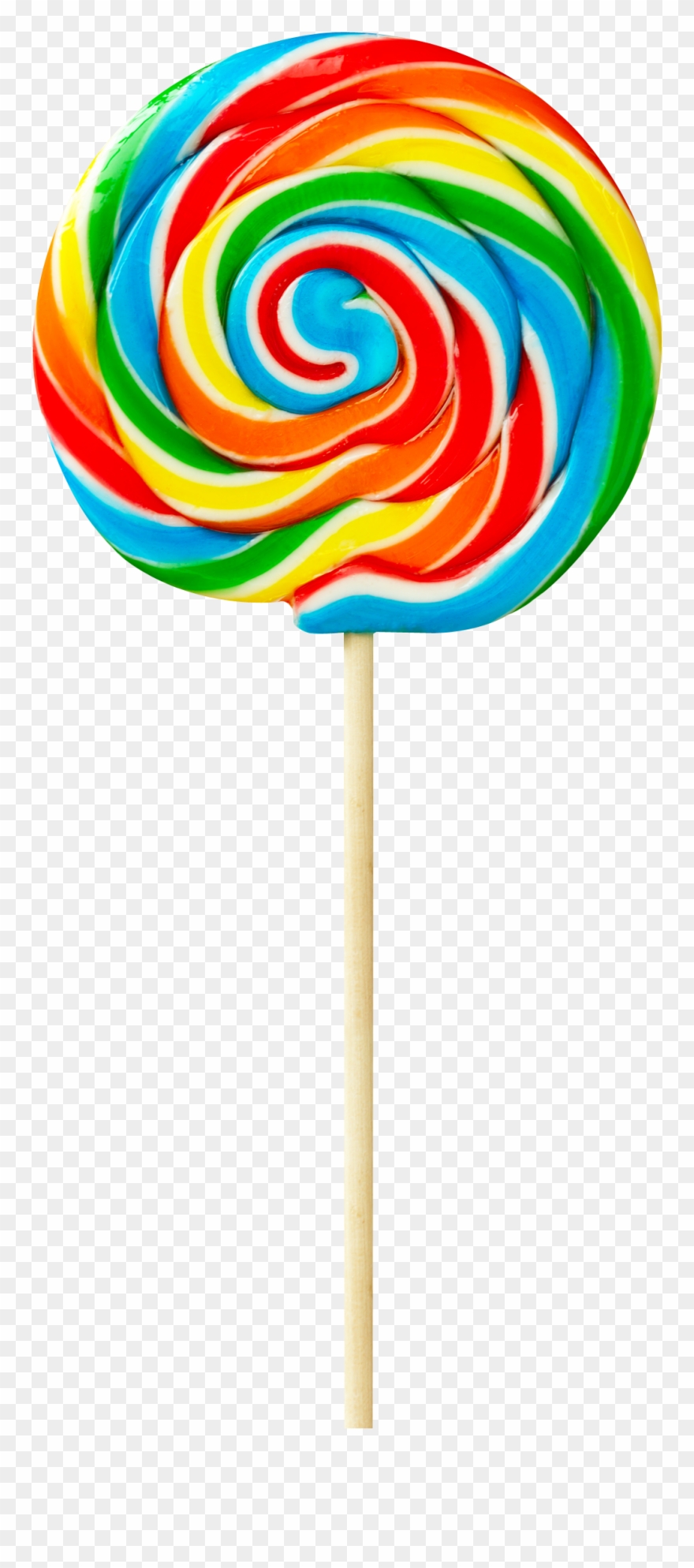 Rainbow Clipart Lollipop - Png Download