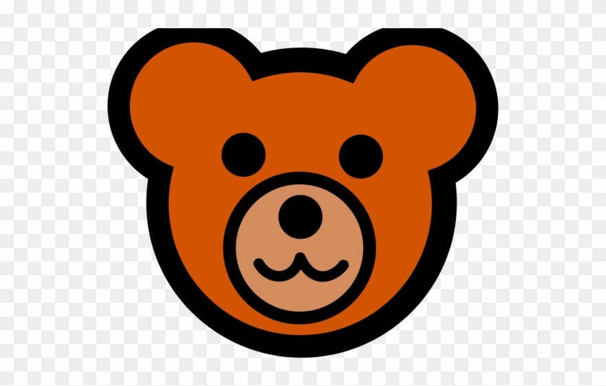 Teddy Clipart Head - Png Download