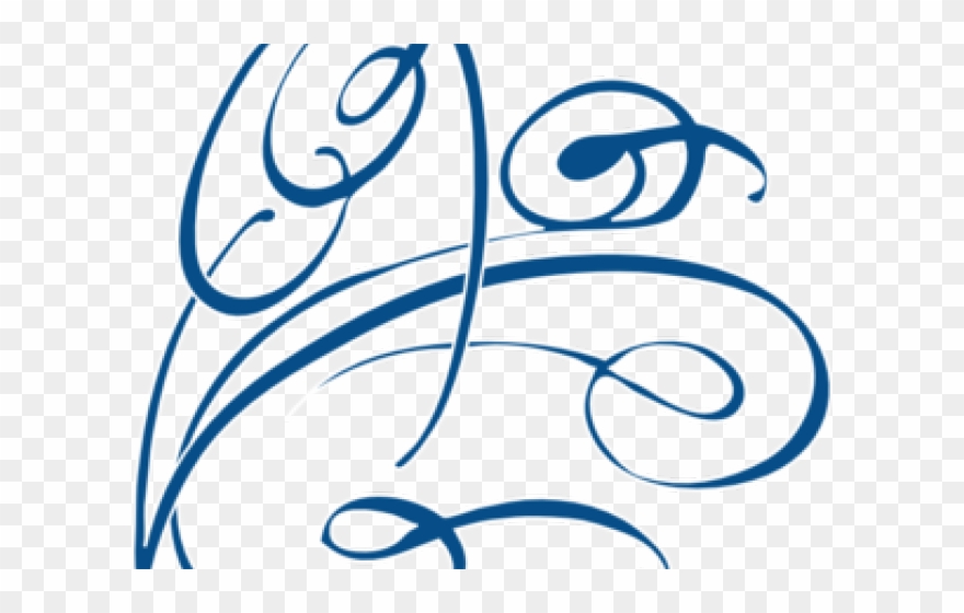 Teal Clipart Swirl - Png Download