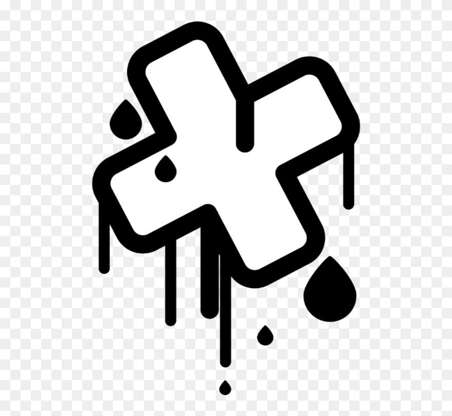 - - 🅱🅻🅰🅲🅺 - - - - ᵖᵃʳᵗ - ² - - Black Cross Drops Clipart