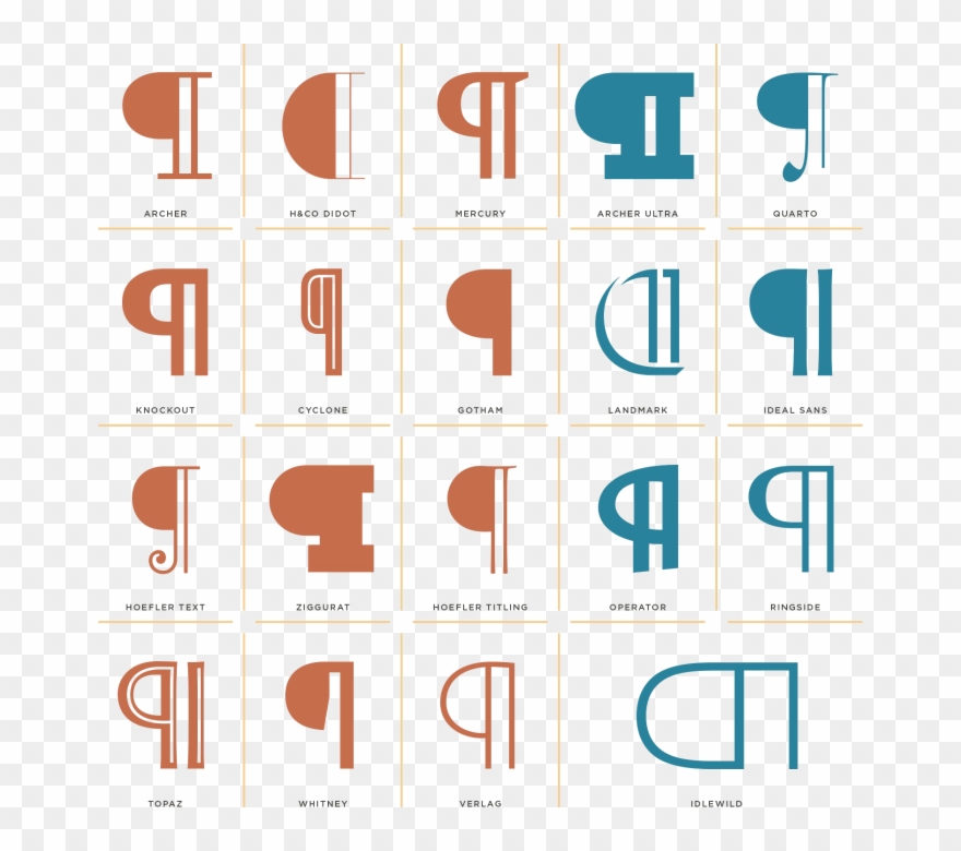 Pilcrow Transparent Png Clipart