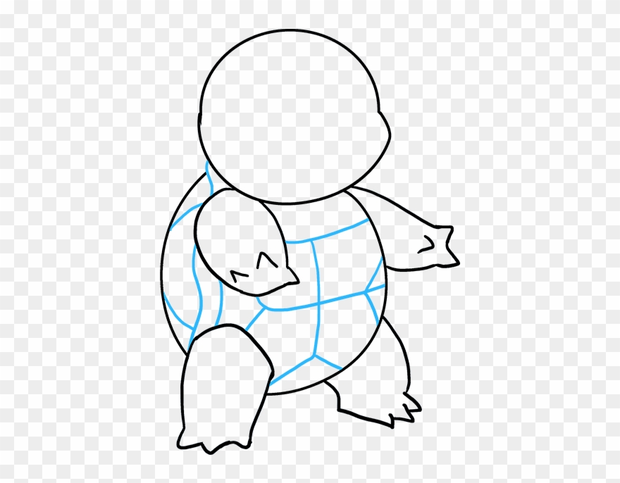 How To Draw Squirtle Clipart