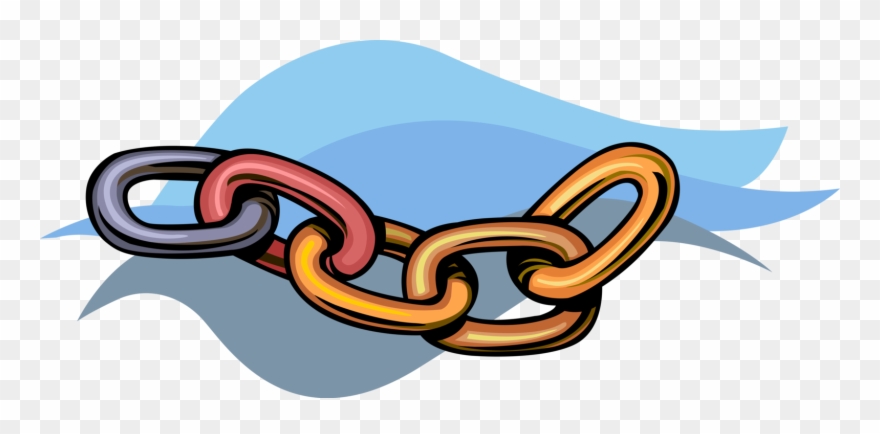 Vector Illustration Of Marine Docking Chain Links With Clipart