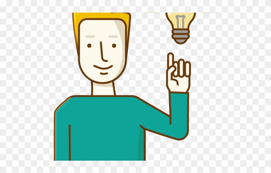 Idea Clipart Head Thinking - Png Download