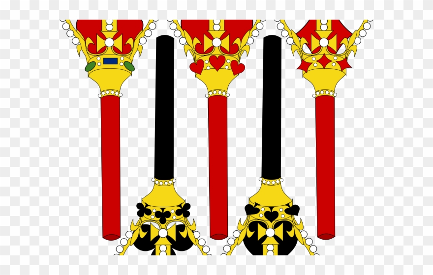 Crown And Scepter Clipart - Png Download